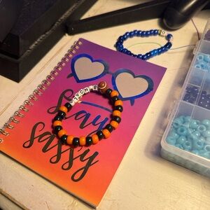 Bengals football bracelet perfect gift for the football fan for Super Bowl